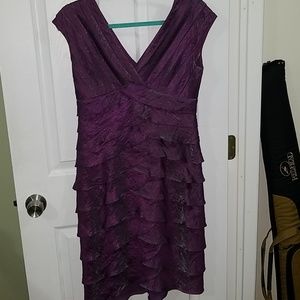 Adrianna Papell ruffled dress